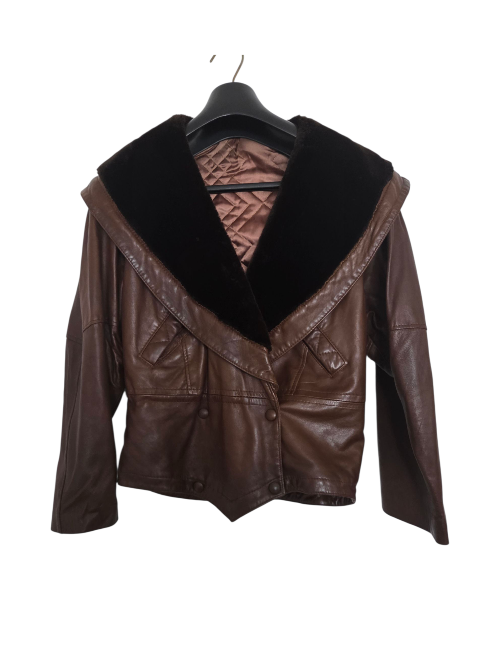 Veste en cuir 80's
