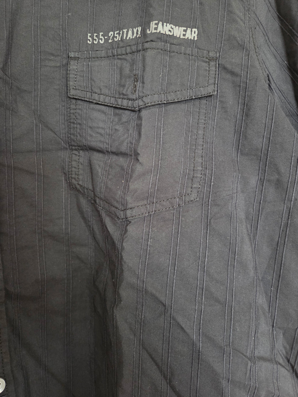 Chemise noire homme