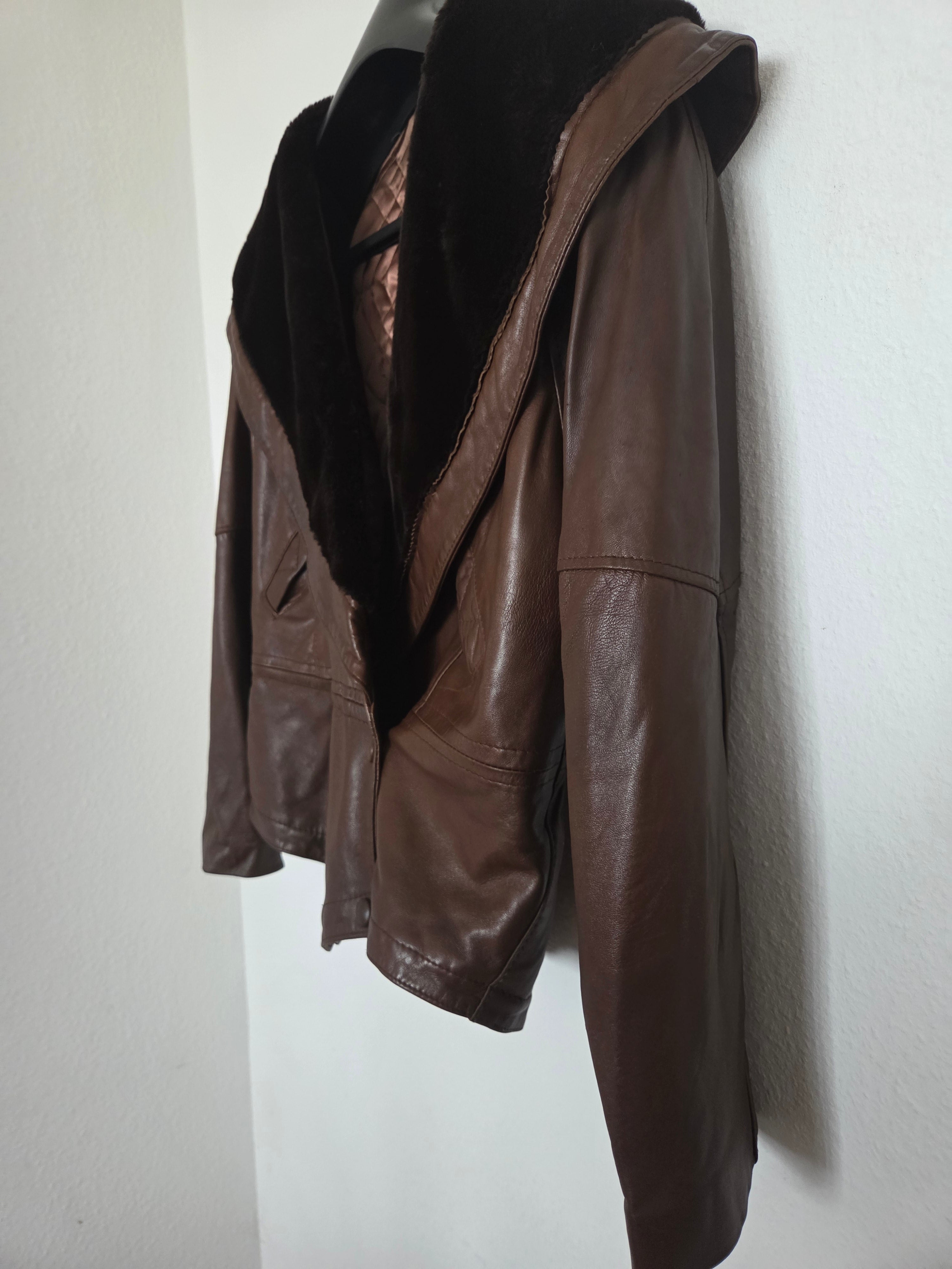 Veste en cuir 80's