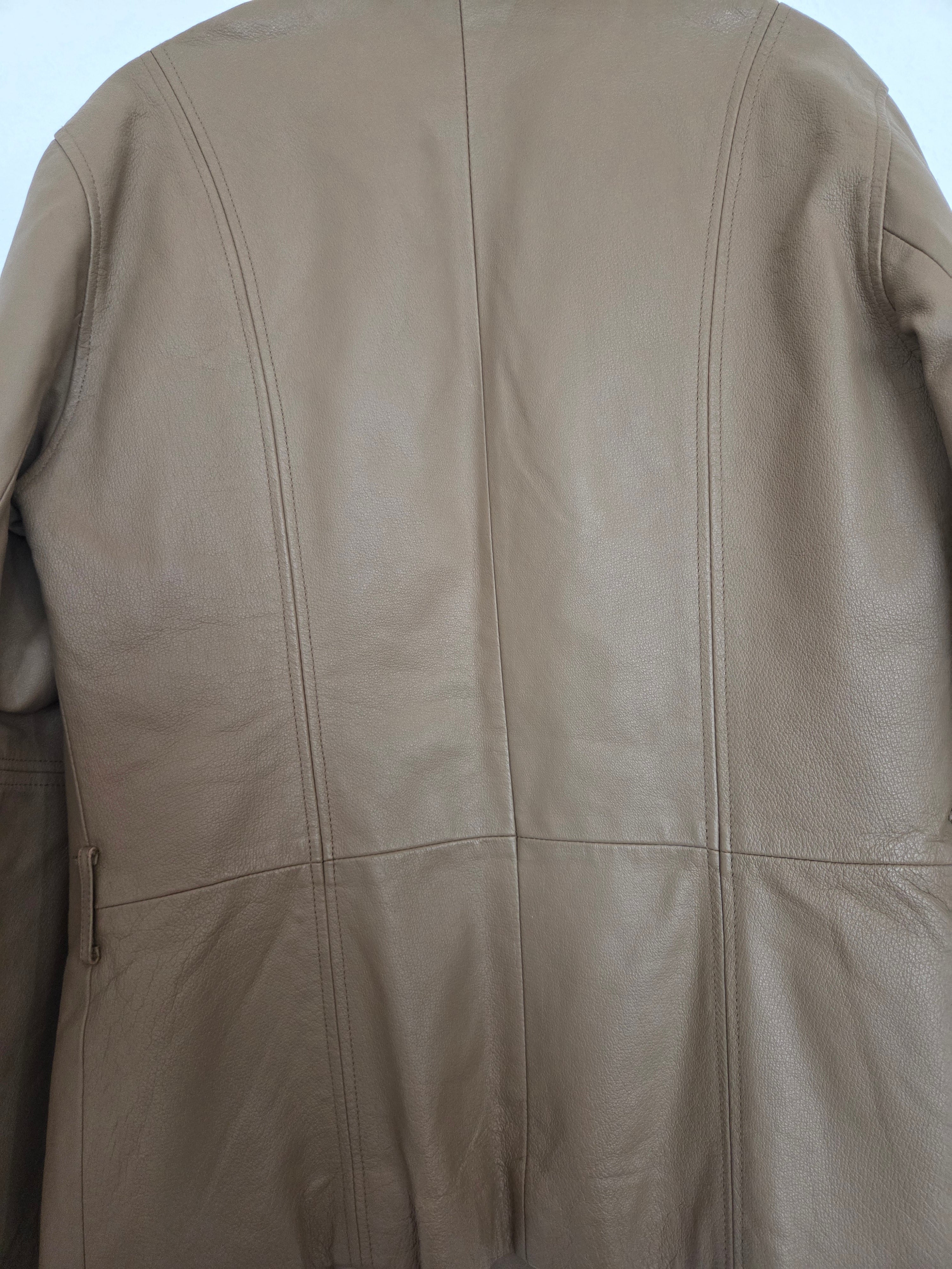 Veste en cuir véritable