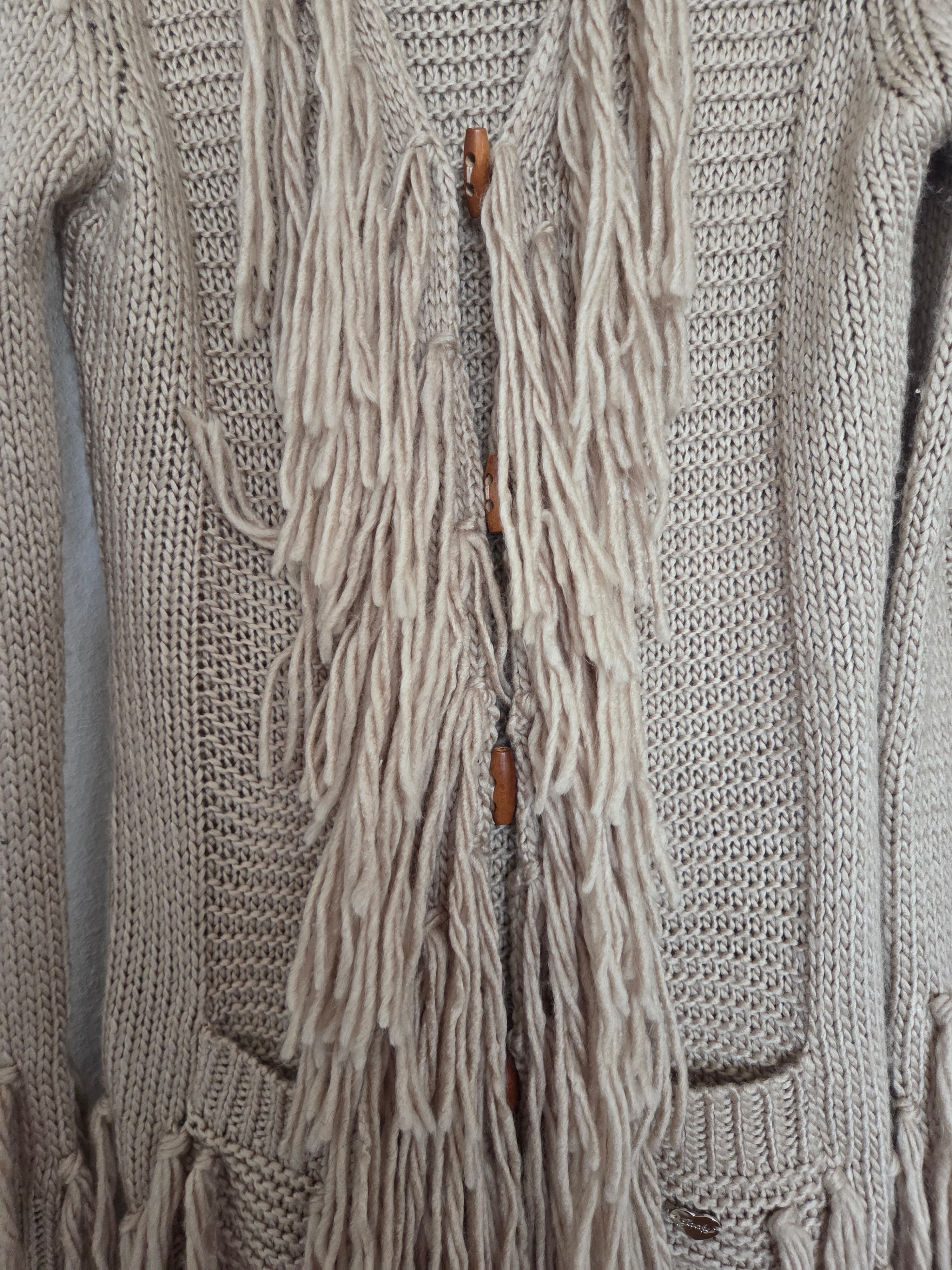 Cardigan franges y2k