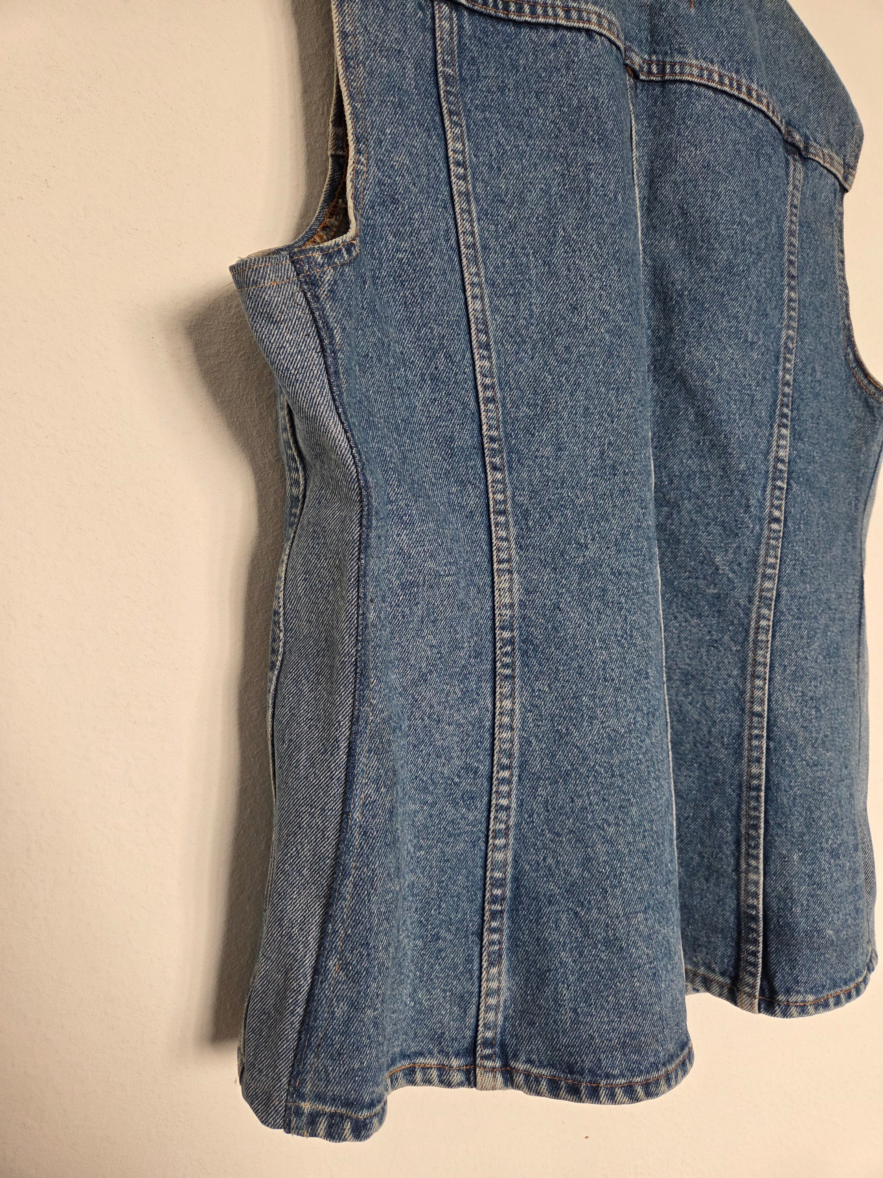 Veste sans manche jeans