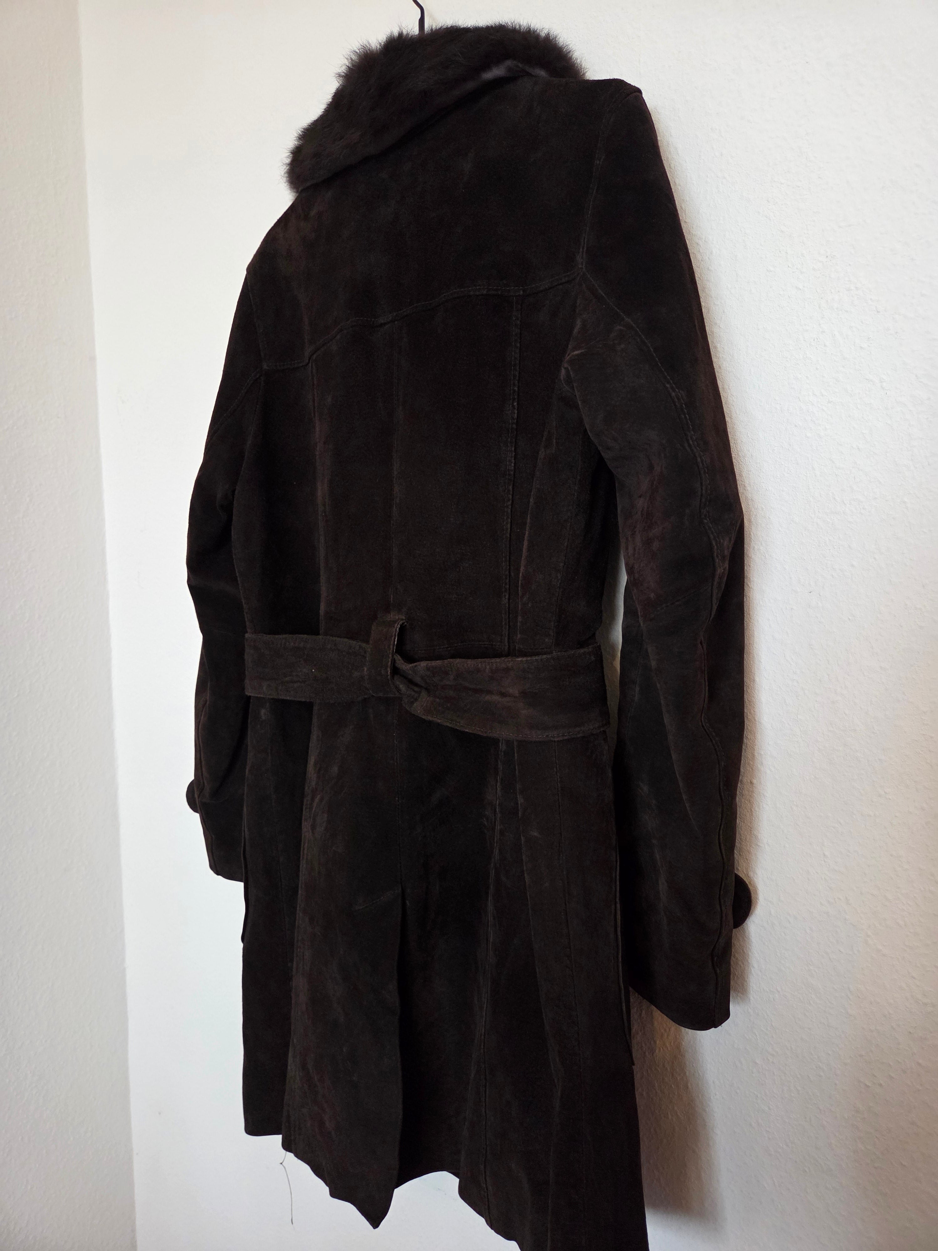 Manteau daim (cuir véritable)
