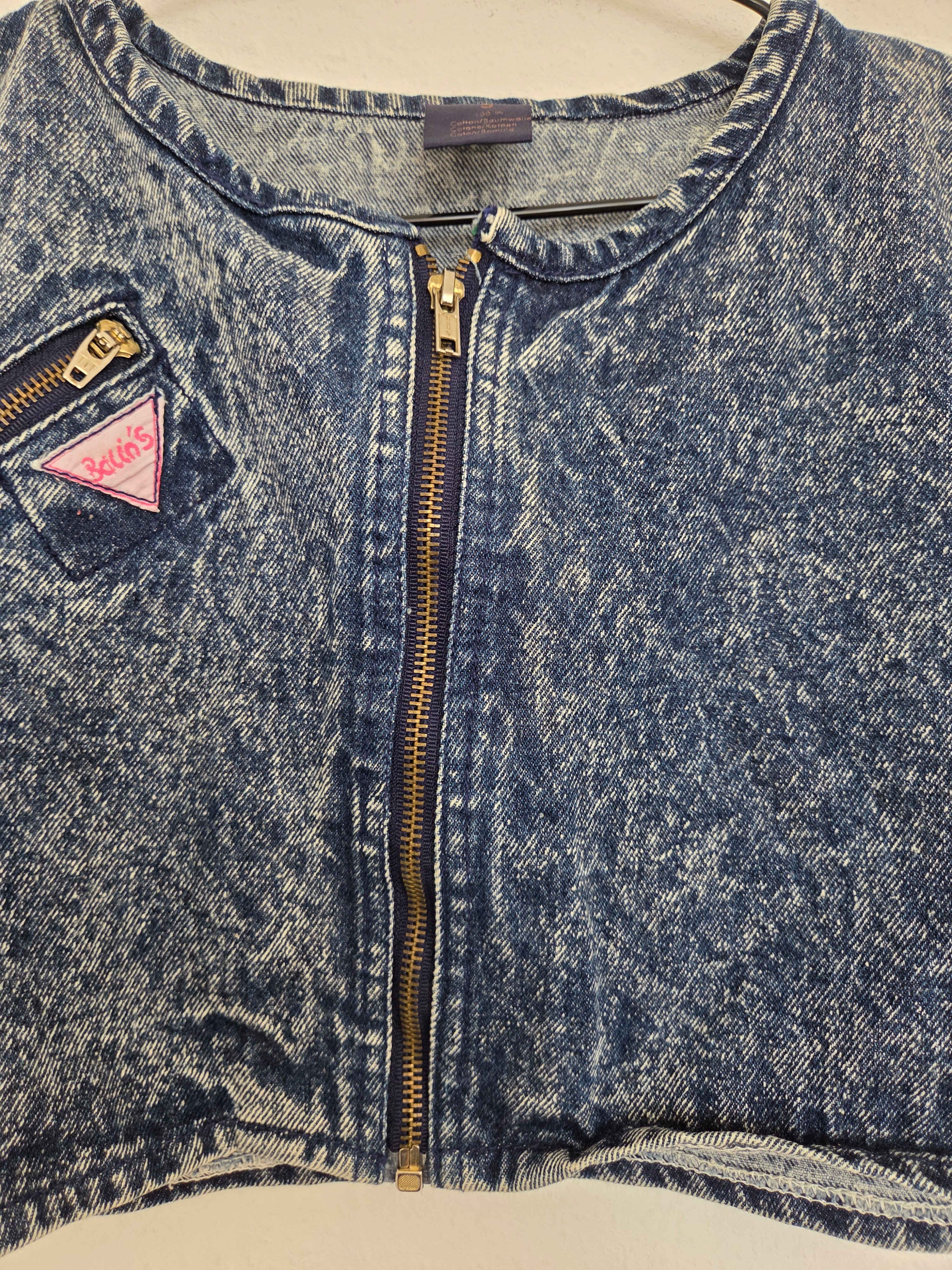 Crop top jean vintage