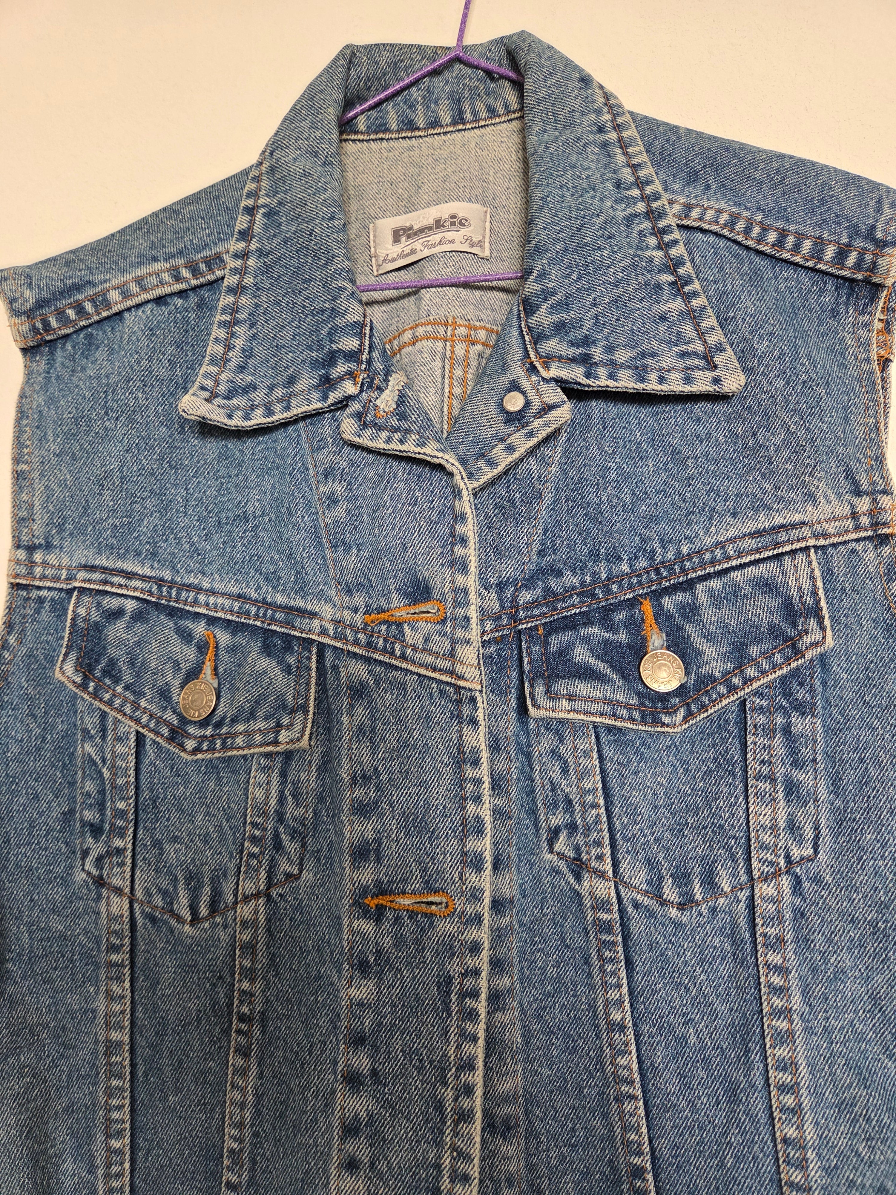 Veste sans manche jeans