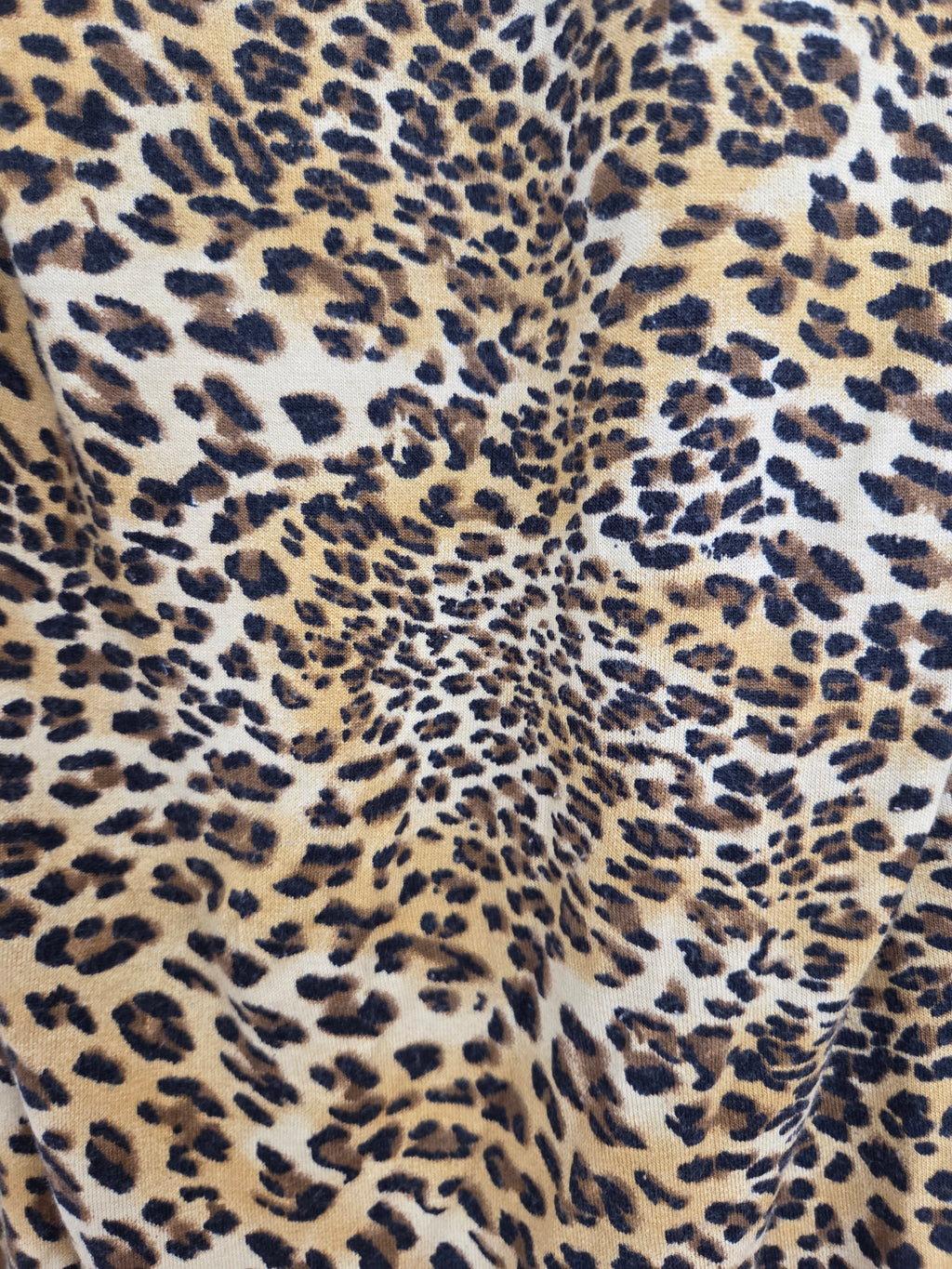 Robe courte léopard