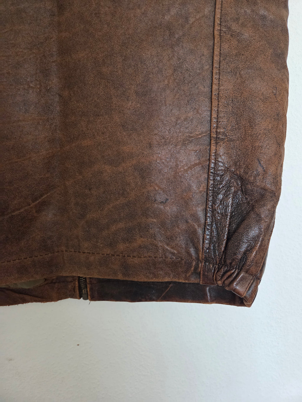 Veste sans manche cuir homme