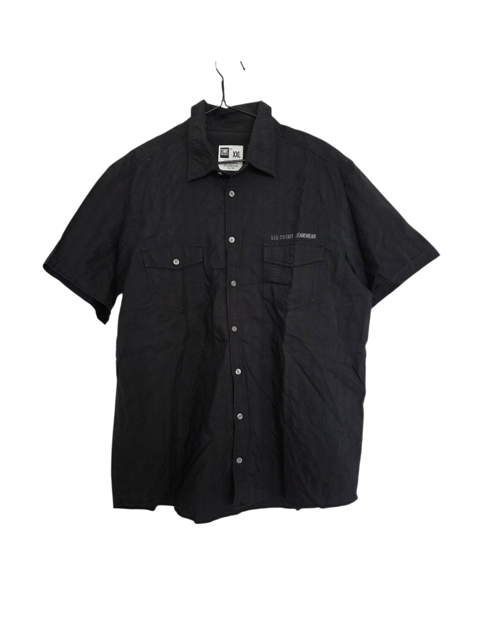 Chemise noire homme