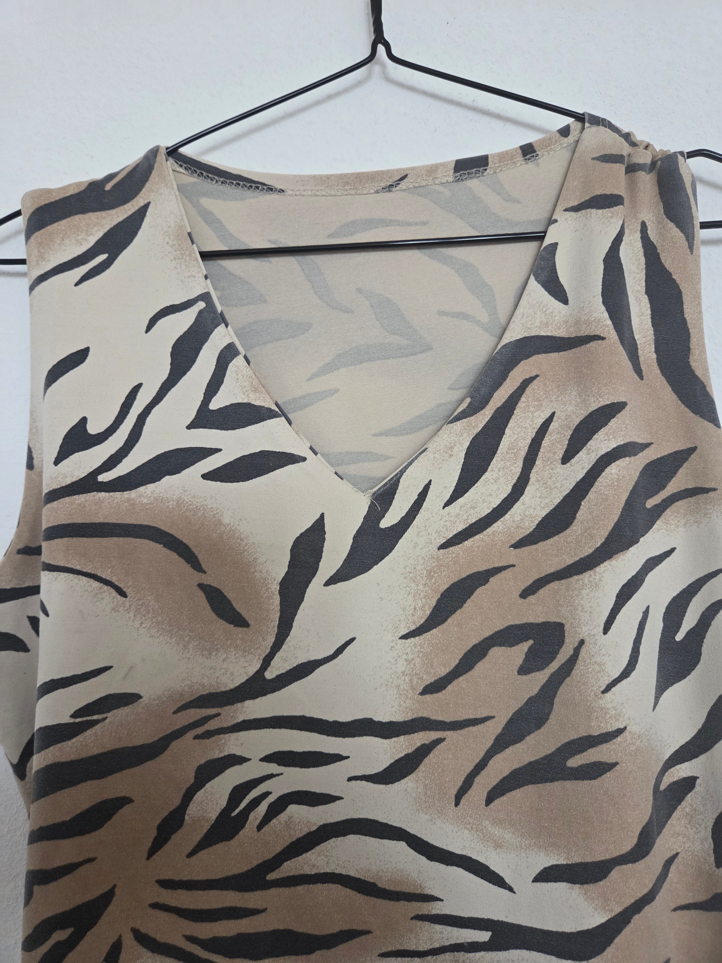 Top imprimé tigre