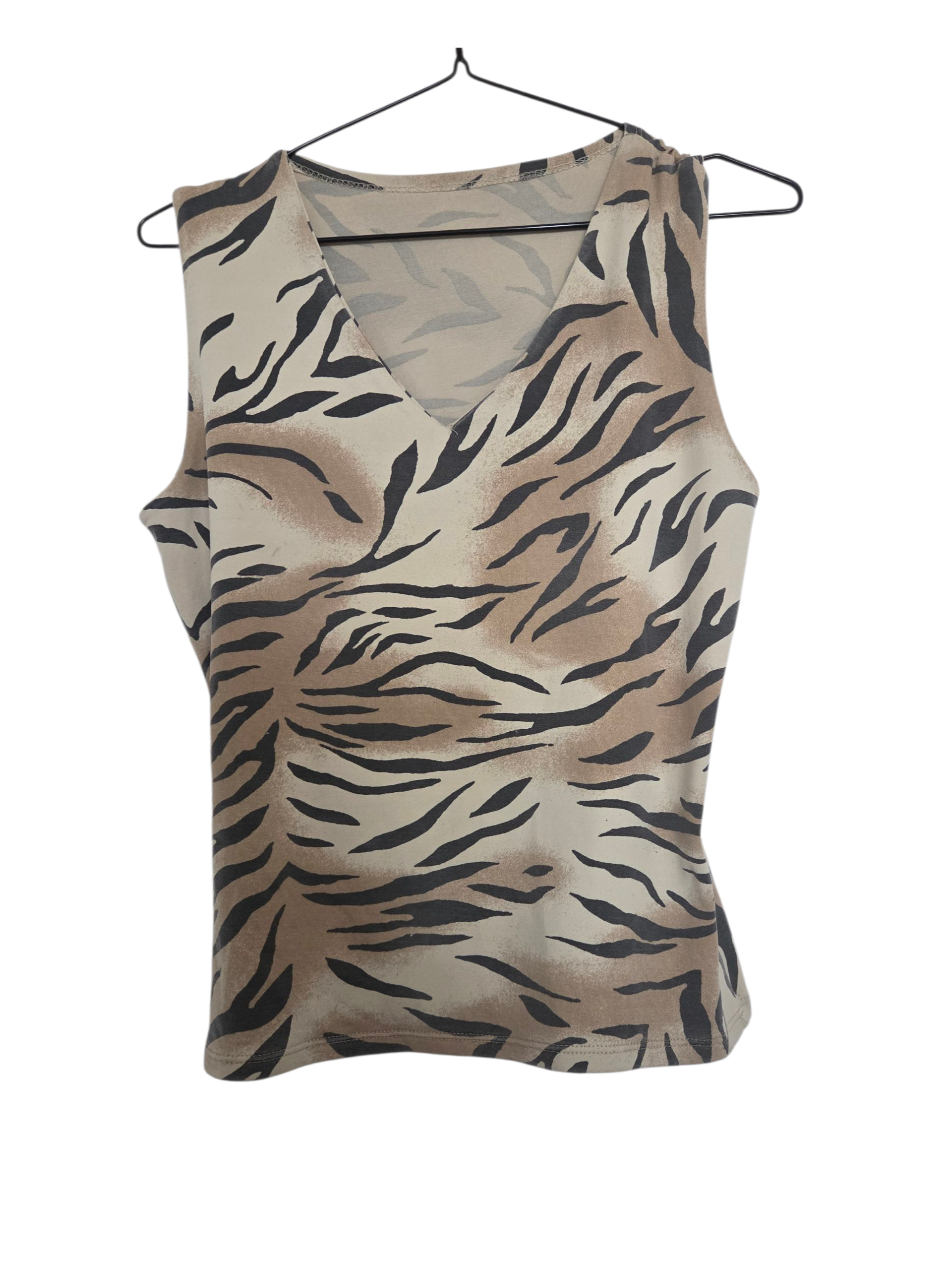Top imprimé tigre