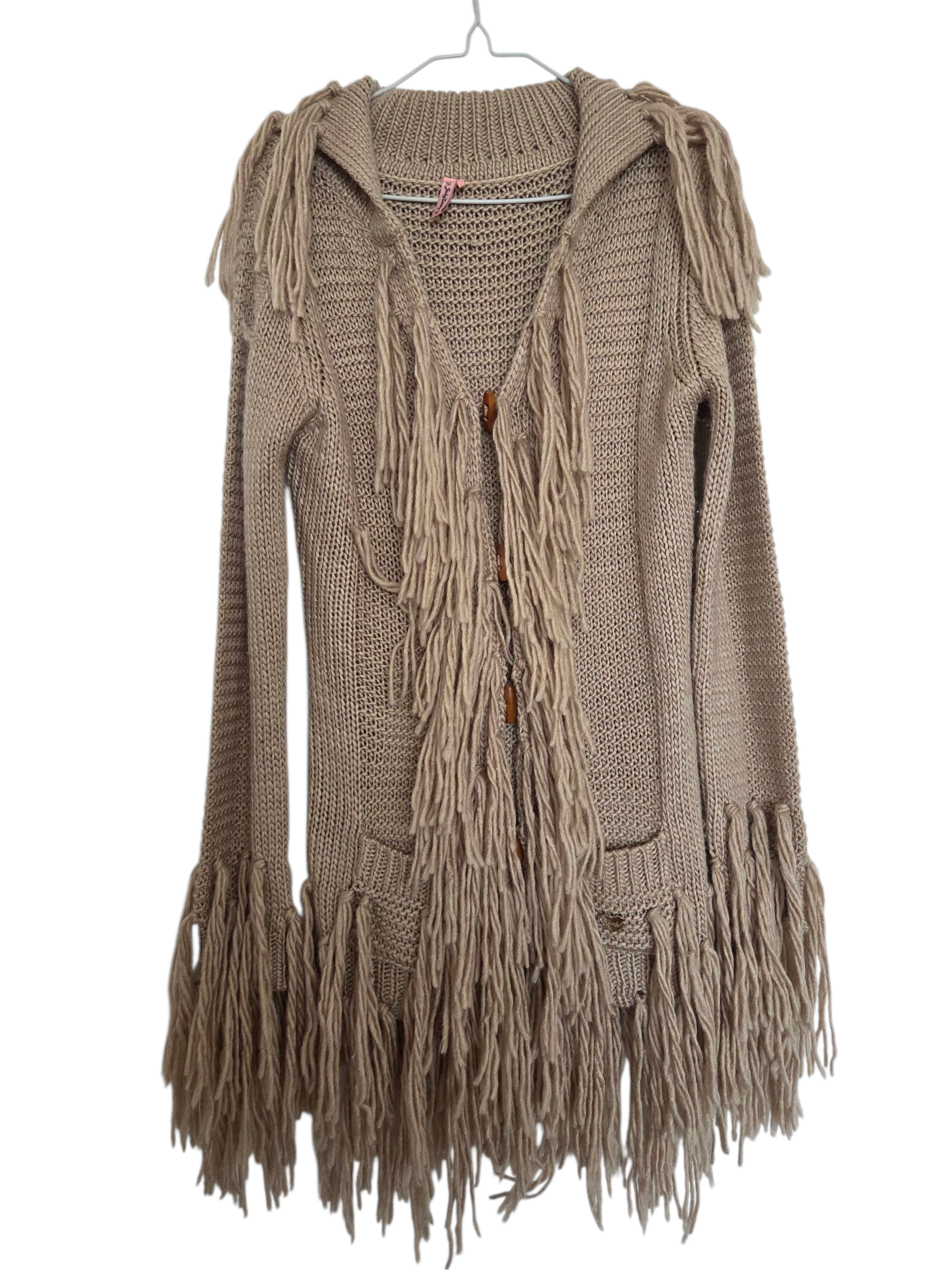 Cardigan franges y2k