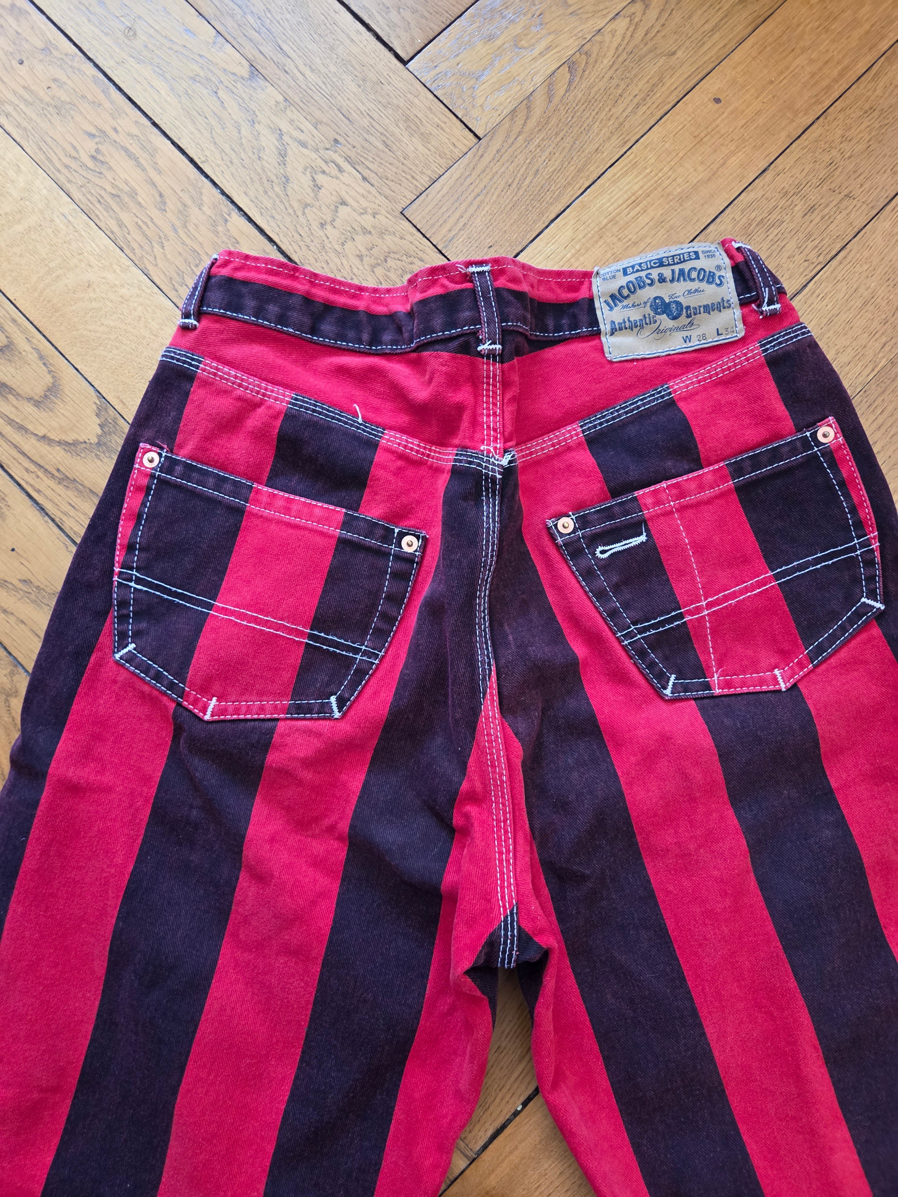 Short rayé vintage