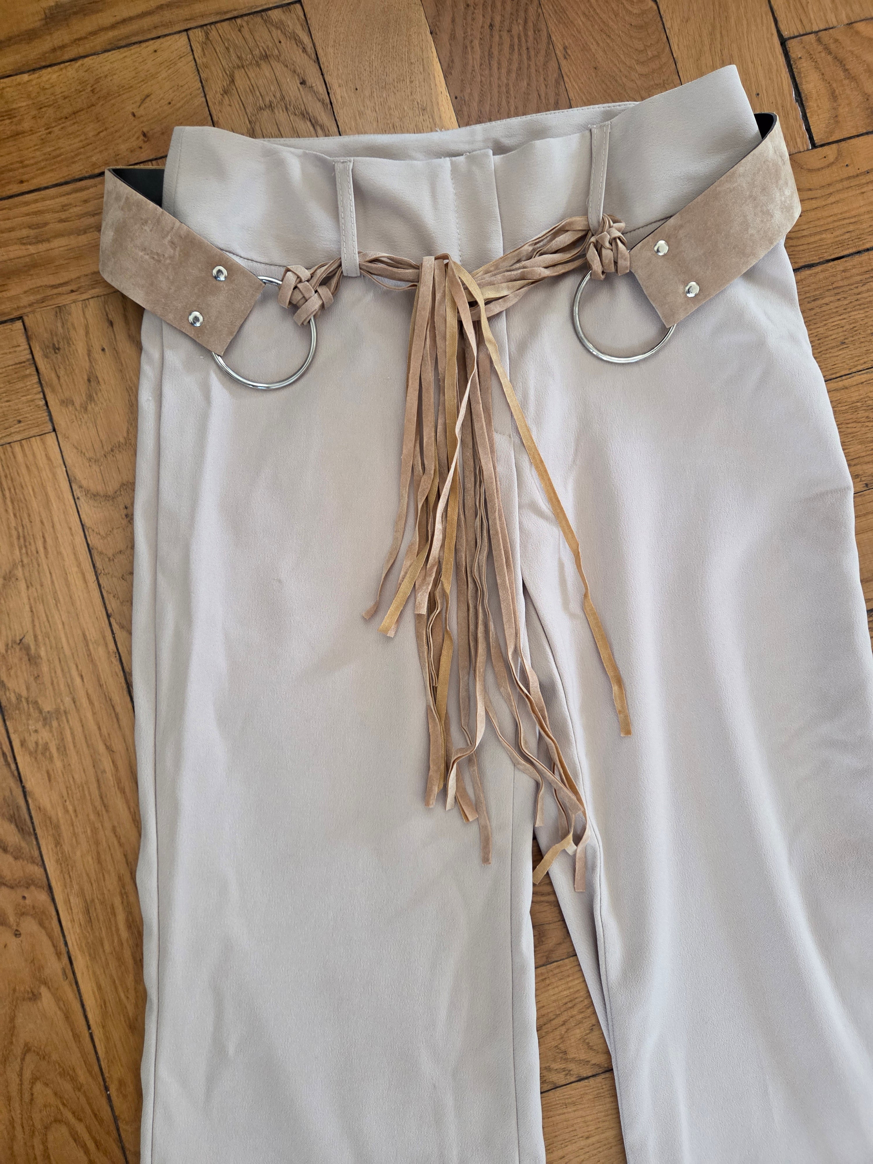 Pantalon avec ceinture